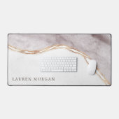 monogramme moderne art déco or rose (Clavier et souris)