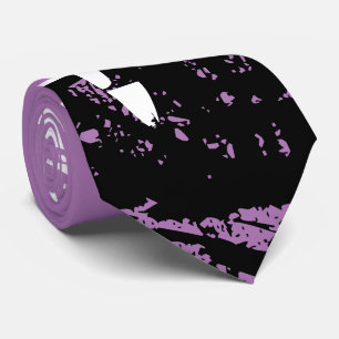 monogramme moderne avec cravate violette "p" initi