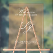 Monogramme moderne Classic Terracotta Script Bienv (Neutre)