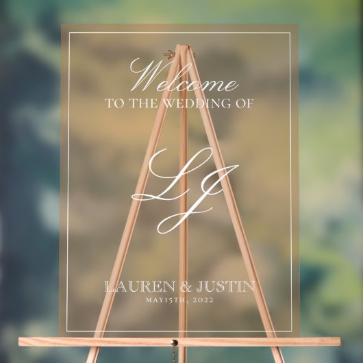 Monogramme moderne Classic Terracotta Script Bienv (Neutre)