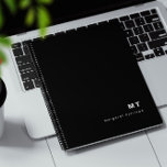 Monogramme moderne classique initial<br><div class="desc">Un planificateur initial monogramme. Ce planificateur présente un look moderne classique avec des initiales et un nom. Tout le texte est personnalisable et peut être remplacé par n'importe quel texte de votre choix.</div>
