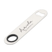 Monogramme Moderne Design Simple Signature Nom (Devant angulaire)