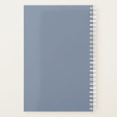 Monogramme moderne Dusty Blue Travel (Dos)