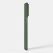 Monogramme Moderne Élégant Script Minimaliste Vert (Côté droit)