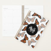 Monogramme Moderne Élégant Simple Papillons (Devant avec enveloppe)