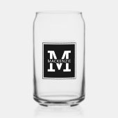 Monogramme moderne et minimaliste Personnalisé (Verso)