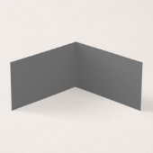 Monogramme moderne Gris clair Carte de visite tend (Intérieur)