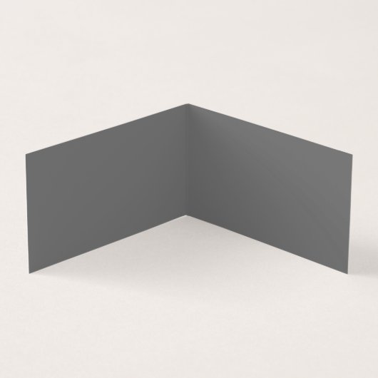 Monogramme moderne Gris clair Carte de visite tend (Intérieur)