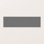 Monogramme moderne Gris clair Carte de visite tend (Intérieur déplié)