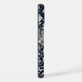 Monogramme Moderne Imprimé Léopard Paillettes Pers (Côté droit)