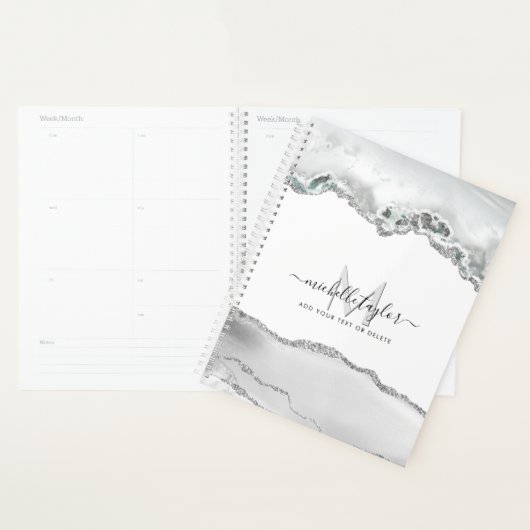 Monogramme moderne maquillage de beauté Élégant pr (Devant avec enveloppe)