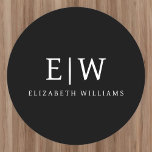 Monogramme moderne minimaliste noir et blanc<br><div class="desc">Découvrez notre collection minimaliste moderne de monogrammes noirs et blancs : Faites preuve de simplicité et de sophistication grâce à nos designs minimalistes, conçus pour élever votre style sans effort. Réalisée avec un oeil attentif pour l'esthétique moderne, cette collection présente des motifs noirs et blancs épurés accentués par des monogrammes...</div>