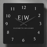 Monogramme moderne minimaliste noir et blanc<br><div class="desc">Découvrez notre collection minimaliste moderne de monogrammes noirs et blancs : Faites preuve de simplicité et de sophistication grâce à nos designs minimalistes, conçus pour élever votre style sans effort. Réalisée avec un oeil attentif pour l'esthétique moderne, cette collection présente des motifs noirs et blancs épurés accentués par des monogrammes...</div>