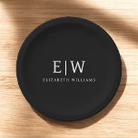 Monogramme moderne minimaliste noir et blanc<br><div class="desc">Découvrez notre collection minimaliste moderne de monogrammes noirs et blancs : Faites preuve de simplicité et de sophistication grâce à nos designs minimalistes, conçus pour élever votre style sans effort. Réalisée avec un oeil attentif pour l'esthétique moderne, cette collection présente des motifs noirs et blancs épurés accentués par des monogrammes...</div>