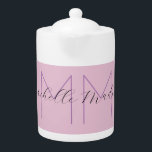 Monogramme Moderne Minimaliste Nom Initiales<br><div class="desc">Personnaliser moderne tendance Professional Design simple. Vous pouvez facilement modifier les détails du produit.</div>