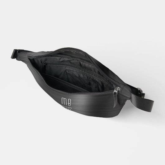 Monogramme moderne noir (Ouvrir)