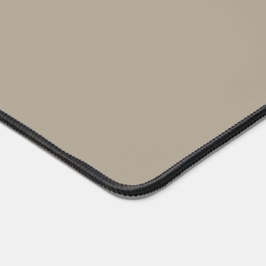 Monogramme moderne Nom Script Beige (Coin)