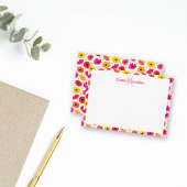 Monogramme Moderne Pavot Flore Modèle Nom du scrip