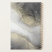 Monogramme moderne Silver and Gold Logo (Dos)