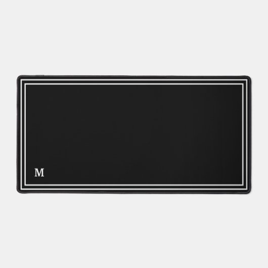 Monogramme Moderne Simple Minimaliste Élégant Cadr (Recto)