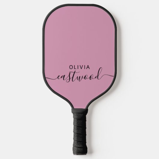 Monogramme Moderne Sur Une Raquette De Pickleball  (Recto)