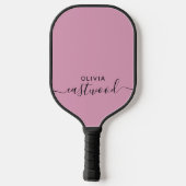 Monogramme Moderne Sur Une Raquette De Pickleball  (Verso)