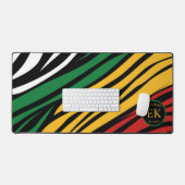 Monogramme Mois de l'histoire des Noirs Rouge Vert (Clavier et souris)
