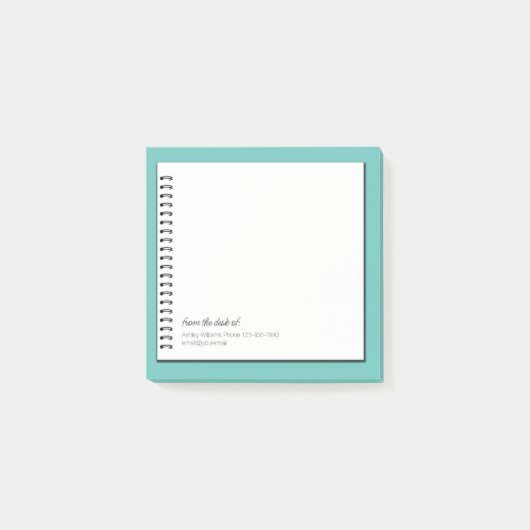 Monogramme Monogramme Monogramme Post-It Faux tend (Devant)