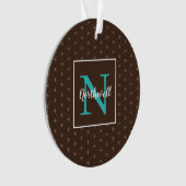 Monogramme Motif de lumières à scintillement ID594 (devant)