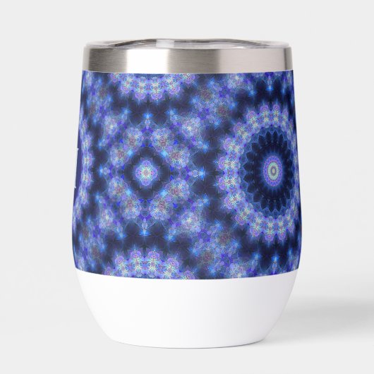 Monogramme Motif Mandala Blue Purple (Arrière)