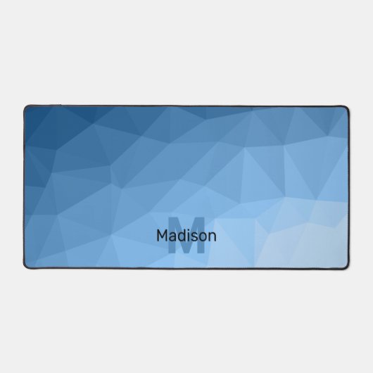 Monogramme motif noir classique en maille géométri (Recto)