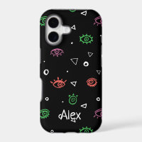 Monogramme Motif oculaire ajouter prénom