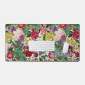 monogramme motif rose vintage (Clavier et souris)