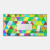 Monogramme motif triangle néon (Clavier et souris)