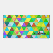 Monogramme motif triangle néon (Recto)