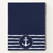 Monogramme Nautical Ideas Journal Marine Blue (Dos)