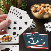Monogramme nautique - Cartes de jeu - SRF (In Situ)
