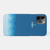 Monogramme nautique de plage iPhone / coque ipad (Dos (Horizontal))