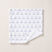 Monogramme nautique de voilier (Gant de toilette)