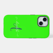 Monogramme Néon Fluorescent Vert  (Verso Horizontal)