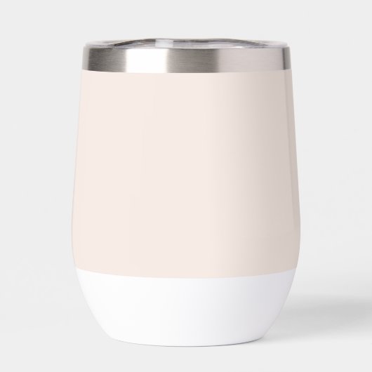 Monogramme Neutre Moderne Minimal Blush Or Rose (Arrière)