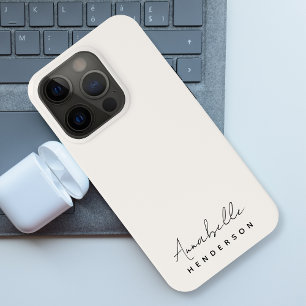 Monogramme Neutre Moderne Minimaliste Élégant