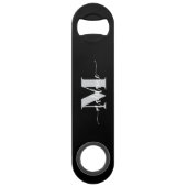 Monogramme noir blanc argent personnel (Devant)