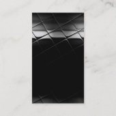 Monogramme Noir Blanc Grey Consultant Carte de vis (Dos)