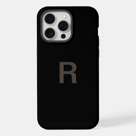 Monogramme noir Elegant I (Verso)