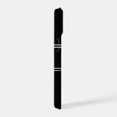 Monogramme noir et blanc simple (Côté droit)