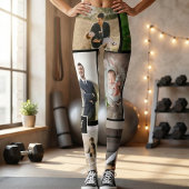 Monogramme noir et Leggings de collection personna