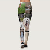 Monogramme noir et Leggings de collection personna (Dos)