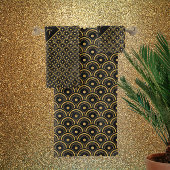 Monogramme - noir & or art déco