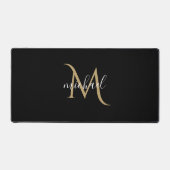 Monogramme noir personnalisé (Recto)